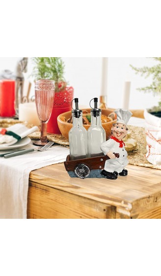 Essig und Öl Spender Ölflasche aus Glas mit Ausgießer,Olivenöl Dispenser mit Anti-Schmutz Verschluss，Hübsche Kochölflasche Geschenk für Familie und Freunde - B09QCC2L9YF