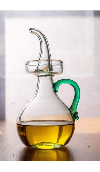 Lafiore® Anti-Tropfglas-Ölflasche 500ml | Handgemachte handwerkliche Herstellung Grün - B08NZPT5XXW