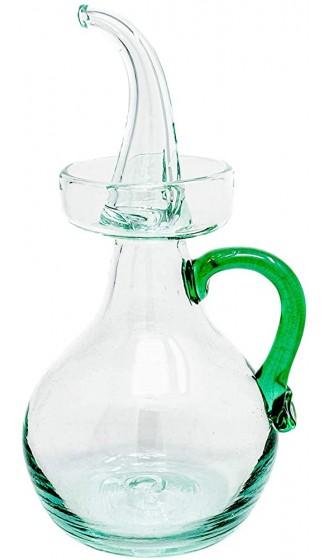 Lafiore® Anti-Tropfglas-Ölflasche 500ml | Handgemachte handwerkliche Herstellung Grün - B08NZPT5XXW