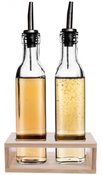 ORION Essig und Öl Spender Set Flasche 2 Stück Set Ölflasche und Halterung - B07S35K2KJC