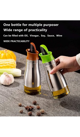 PURPLECROWN Auto Flip Ölspender 300ml Olivenölspenderflasche Ölspenderflasche Ölspenderflasche für Küche Schwarz - B09JF5PVM69