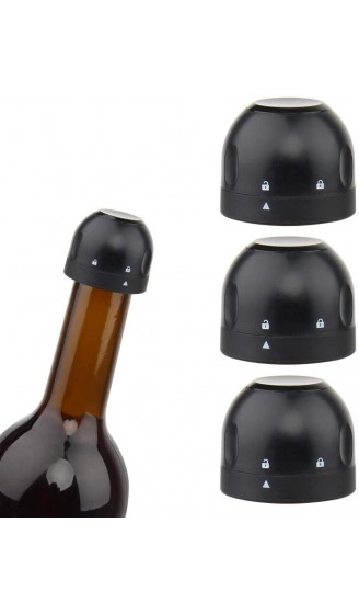 3 Stück Champagner Verschluss Sektverschluss Wiederverwendbare Weinverschluss für Wein Champagner Bier Kohlensäurehaltige Getränke - B09N72LNSNO