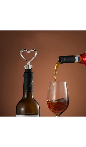 4 Stück Flaschenverschluss Flaschenverschluss Bierschutz-Verschluss Weinkorken für Wein Champagner Biersammlung Herzform runde Form rote Kugelform - B09R1PR1Y6T