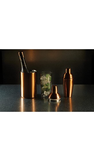 BarCraft Sekt- Champagnerflaschenstopfen Metall Kupferoptik - B013C95GKEP