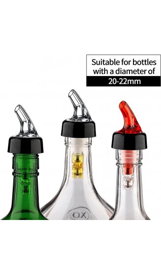 Bottle Pour Spouts Pack of 12,Ausgießer 3cl with Dust Cover,Shot Pourers Dispenser for Wine Cocktail Home Bar 3 Color - B08K8NKMTVB