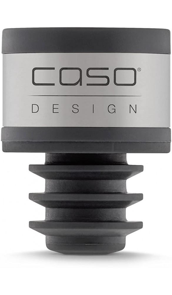 CASO WineLock Vakuum Aromaverschluss 3 Stk. Weinverschluss für Vakuumierer für längeren Genuss & Schutz der Aromen spümaschinengeeignet für Flaschenhälse mit 16-19 mm Innen-Durchmesser - B09M43ZHJGQ