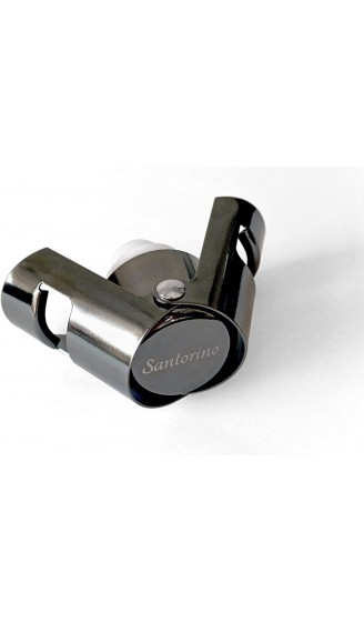 Santorino® Sektverschluss | Premium Sekt- und Champagnerverschluss aus dunklem Edelstahl | Exklusiv für Sekt und Champagner Flaschen - B078S941PZF