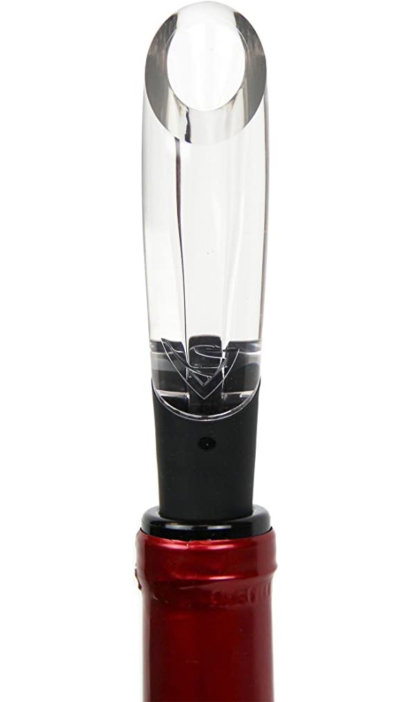 Vinturi Luftsprudler in Flasche schwarz 2,5 x 2,5 x 12,5 cm - B0752ZY519S
