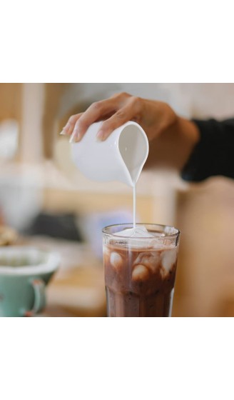2 PCS 150 ml Milchkännchen klein Keramik weiß Küche Ausgießen Coffee Cream Sauce Cup von +ing - B0719DNN29I