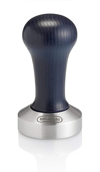 De'Longhi DLSC058 Kaffee-Tamper aus Edelstahl mit Holzgriff blau silber & Milchkännchen DLSC060 350 ml Edelstahl - B08YFJL6B9K