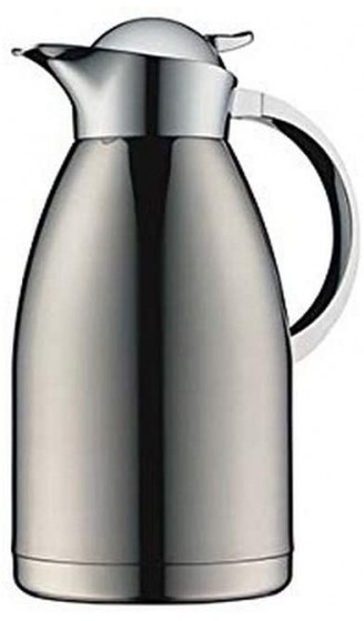 alfi Kaffeekanne Albergo TT Thermoskanne Edelstahl mattiert 2,0l mit TopTherm Edelstahleinsatz,0767.000.200 Isolierkanne hält 12 Stunden heiß ideal für Kaffee oder Teekanne Kanne für 16 Tassen - B000PUC3DWP