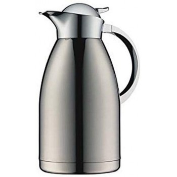 alfi Kaffeekanne Albergo TT Thermoskanne Edelstahl mattiert 2,0l mit TopTherm Edelstahleinsatz,0767.000.200 Isolierkanne hält 12 Stunden heiß ideal für Kaffee oder Teekanne Kanne für 16 Tassen - B000PUC3DWP