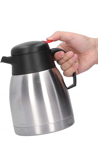 CGgJT Isolierter Vakuumkrug thermische Kaffeekaffee mit großer Kapazität leicht zu reinigen for Tee- Wasser- und Kaffee-Haushaltszubehör Vakuum-Isoliertopf 1.2L - B09W4975QV9