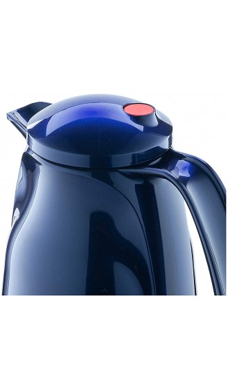 ROTPUNKT Isolierkanne 220 BELLA 1,0 liter midnight blue Glaseinsatz BPA-frei - B01N79HH7CJ