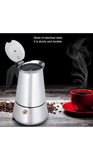 Kaffee Kanne Edelstahl Kaffee Kanne Einfach Bedienende Schnelle Reinigungstopf Kaffee Maschine für Kaffee und Tee450ml - B091B4QF7P1