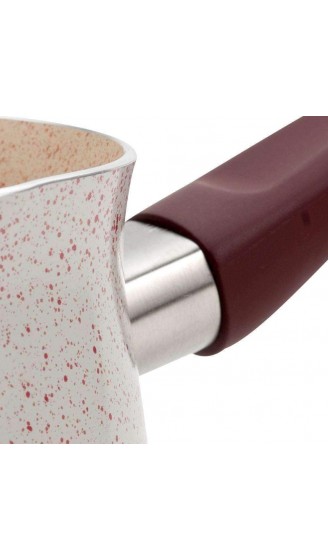 NAVA Schmelztiegel | 430 ML | Türkische Kaffeekanne mit Granitbeschichtung für die Zubereitung von türkischem Kaffee - B092J35S8MV