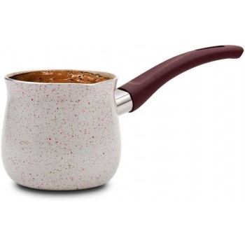 NAVA Schmelztiegel | 430 ML | Türkische Kaffeekanne mit Granitbeschichtung für die Zubereitung von türkischem Kaffee - B092J35S8MY
