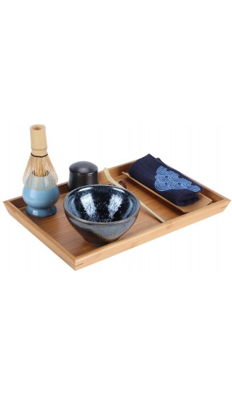 Japanisches Teeset Bamboo Tea Set Matcha Tee Set für Home Tea Room Weihnachtsgeschenke - B08NV58GC92