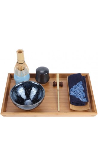 Japanisches Teeset Bamboo Tea Set Matcha Tee Set für Home Tea Room Weihnachtsgeschenke - B08NV58GC93