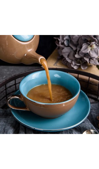 Artvigor Tea for One 3-teilig Kaffee Tee Set Beinhaltet Kanne 400 ml Tasse 250 ml Untertasse Geschenkverpackung - B075HF2YHVJ