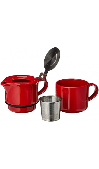 FORLIFE Tea for one with Infuser 400 ml Rot - B000KVRS5EM