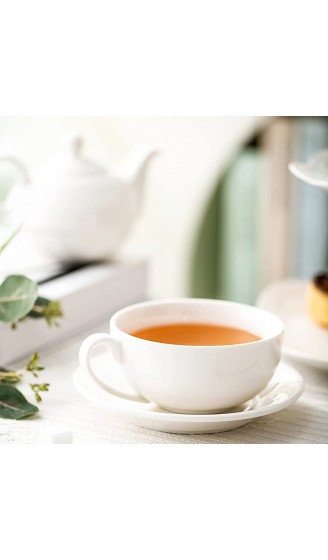 MALACASA Serie Sweet.Time Porzellan Teeservice Teeset 4 teilig Set Teekanne mit Tasse und Untersetzer Teekannen & Kaffekannen - B01LXKRFT5N