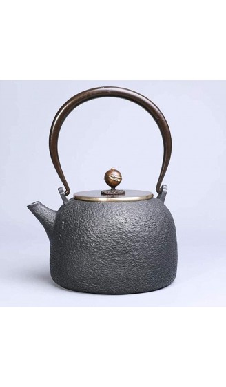 MGE 1200ml Tee-Kessel-Teekanne Japanischer Gusseisenkocher Für Loser Blatt-Tee Kleiner Handgefertigter Retro-Tee-Maker Für Wohnzimmer Tee-Haus-Büro - B091F6J3FQM