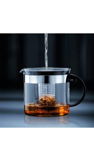 Bodum 1880-01 Teapress 1,5l schwarz Teapot Bistro Nouveau - B00008WU9WG