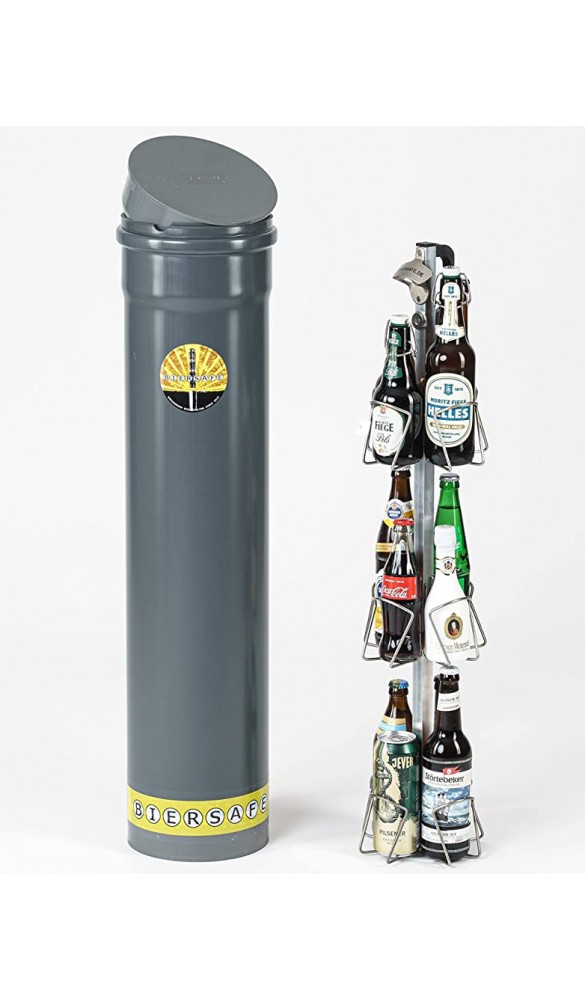 BIERSAFE: Hoch die Zwölf ! Garten Erdloch Flaschenkühler Getränke-Kühler ERD-Kühlschrank stromlos-Bier-Kühl-Gadget für Outdoorküche - B0762TRZK17