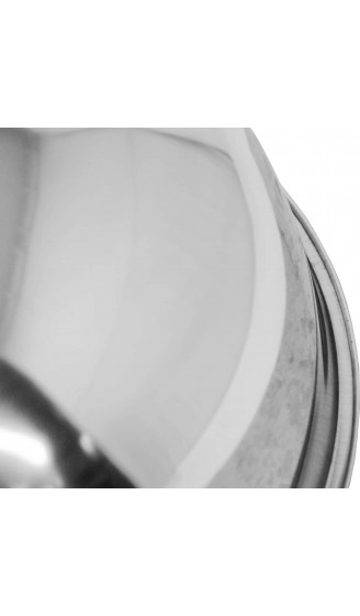 DRULINE Champagnerkühler Eiswürfelbehälter Getränkekühler Flaschenkühler aus Edelstahl für Wein und Champagner | L x B x H 40 x 40 x 24 cm | Silber - B01JRVTGPWD