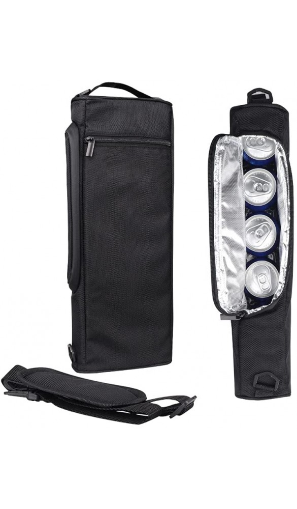 Golf-Kühltasche mit weichen Seiten isoliert hält 6 Dosen oder zwei Weinflaschen Golfzubehör für Herren Golftasche Kühler und Eispack eine Schulter tragbar - B08ZC2JP8RF