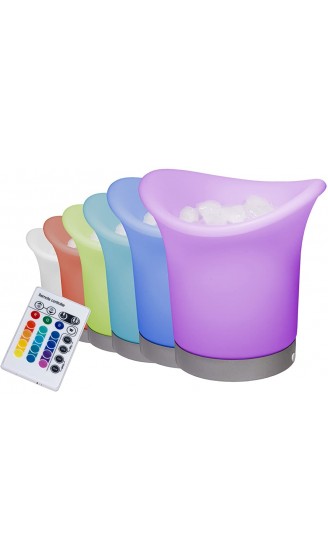 My Home LED-Flaschenkühler mit Farbwechselfunktion und Fernbedienung - B01FSNFTZ45