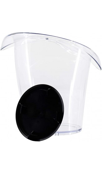 Stylgs Sektkühler mit Tropfuntersatz | Weinkühler aus transparentem Plastik | Unzerbrechlich und Spülmaschinenfest | EIS – Behälter für schnelles kühlen - B08WKRG2HL3