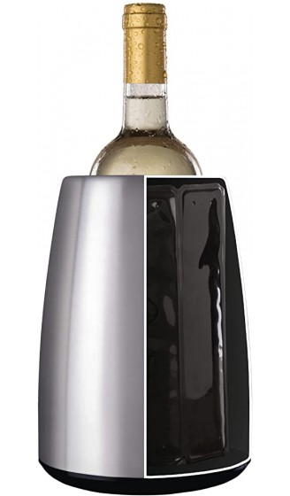 Vacu Vin 3649360 Aktiv Weinkühler Elegant Edelstahl Ø 14,5 cm 20.5 cm - B0001M0G4CU