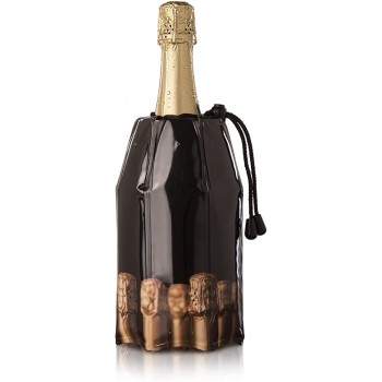 Vacu Vin Aktiv Champagnerkühler Motiv Flaschen Flaschenkühler Kunststoff 18x4x4 cm - B001KV8LUY5