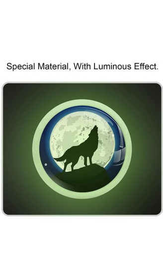 Schubladengriffe aus Kristallglas Motiv: heulender Wolf im Mond leuchtet im Dunkeln 4 Stück - B09VL1RQNMU