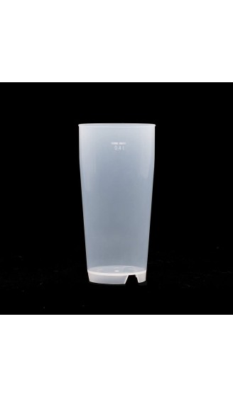 50 Stück 0,4L Mehrwegbecher PP transparent [Made in Germany] - B00M2UB5NWB