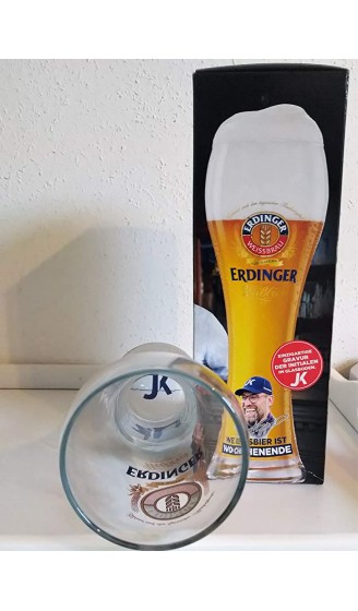 Erdinger Gläser Weißbierglas Fanglas mit Gravur 1 x 0,5 Liter Weizenbierglas Jürgen Klopp Basecap Bierglas Action Kik - B092MQXK6HX