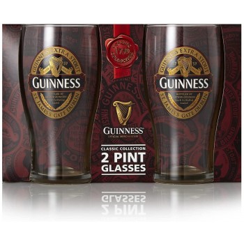 Guinness 2 Pack Pint Gläser Ruby Rot Collection"New für 2017" - B01N6Z5L8DQ