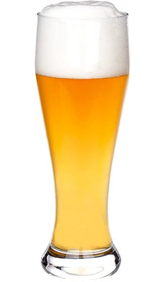 Van Well Bavaria Weizenbierglas klar | Bierglas geeicht bei 0.5L | Weizenglas | Weißbier-Glas | Gastro | Hotel-Restaurant & Bar - B00XA6029UE