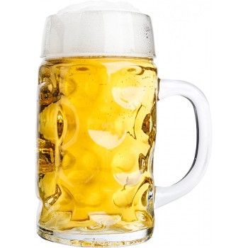 Van Well Maßkrug 0,5L geeicht | Halber Liter Bierkrug mit Henkel | Bierglas spülmaschinenfest perfekt geeignet für Gastronomie - B07CHMBJ2J9