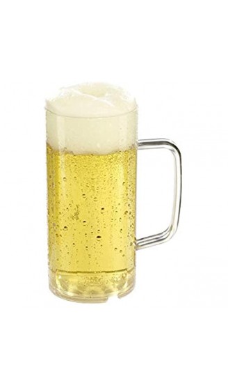 versandfuxx24 Outdoor Bierkrug 0,4l 2er Set Bierglas aus Kunststoff mit Eichstrich bei 0,3l - B091TZ79CTN