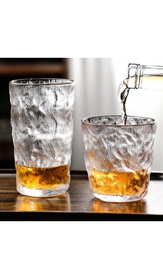 Longdrinkglas-Set 300ML 6PCS Kristallglas Mattierterglas Saftglas Wasserglas Whiskeygläser Gin Tonic Becher Set - B09N6XWJC5N