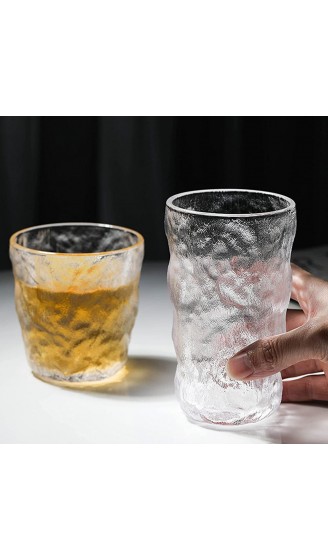 Longdrinkglas-Set 300ML 6PCS Kristallglas Mattierterglas Saftglas Wasserglas Whiskeygläser Gin Tonic Becher Set - B09N6XWJC5N