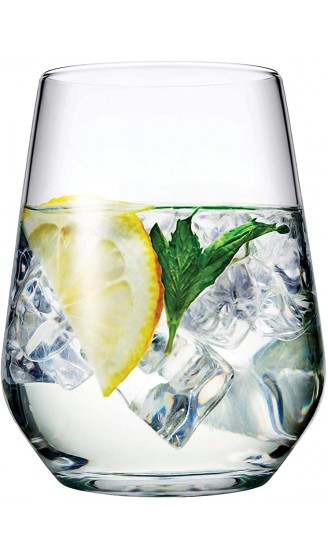 Pasabahce Allegra Set von 6 Gläser für Wein Saft Wasser Whisky 425 ml 41536_SML Transparent - B079DT5VBR8
