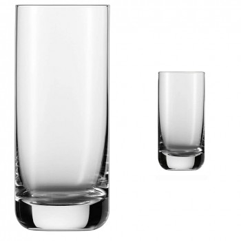 Schott Zwiesel 175495 Longdrinkglas Glas transparent 6 Einheiten & 175514 Glasbecher Transparent 6er-Set - B09N43X84D2