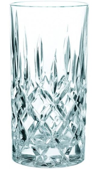 Spiegelau & Nachtmann 4-teiliges Longdrink-Set Kristallglas 375 ml Noblesse 89208 - B007K0GJSA4