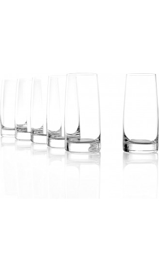Stölzle Lausitz Highball Gläser 480 ml I Trink-Gläser klein 6er Set der Serie Experience I schlanke Kristallgläser spülmaschinenfest als Wassergläser Saftgläser Longdrinkgläser Gin-Gläser - B01DMFO154X