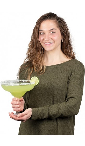 Cinco De Mayo Margarita-Glas extragroß 964 ml passend für ca. 3 typische Margaritas. - B00HS5P2SUB