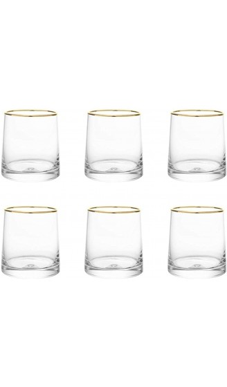 LYCEGY Whiskey Glasses Whiskey Glass 6pcs Glass Beer Glass Whiskey Glass Set Ins Wind Crystal Glass Home Wine Glass Creative Wine Glass Size : C Size : C Size : C - B09XTXN6SG1